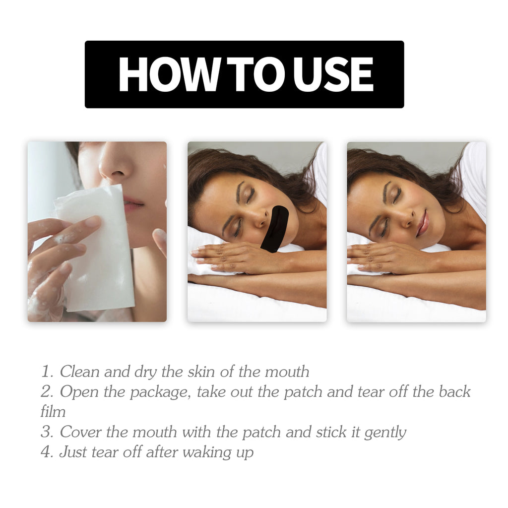 Sleepova™ Mouth Tape – Nasal Breathing Sleep Strips